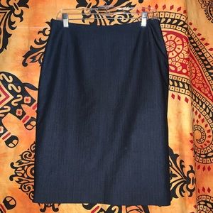 Jones Studio Dark Grey Pencil Skirt